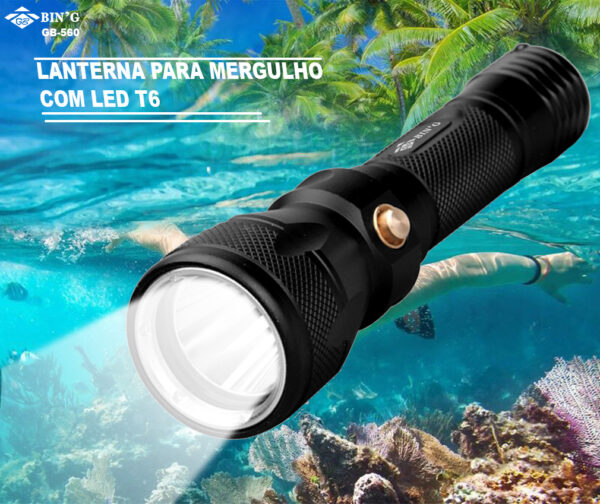 LANTERNA DE MERGULHO GB-560 - Imagem 3